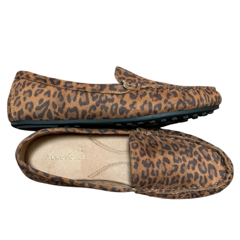Aerosoles Over Drive Leopard Faux Leather Loafer NWOT - Picture 8 of 9
